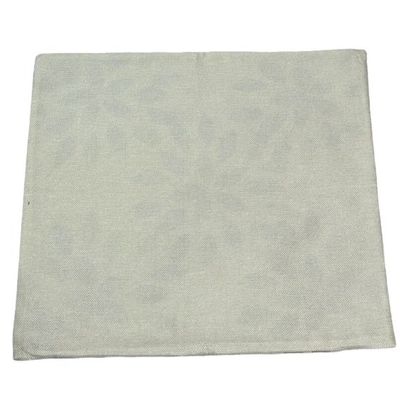 Unbranded 1 Pillowcase Cover Beige Grey Leaf Pattern Handmade Zip Closure Home - Picture 3 of 6